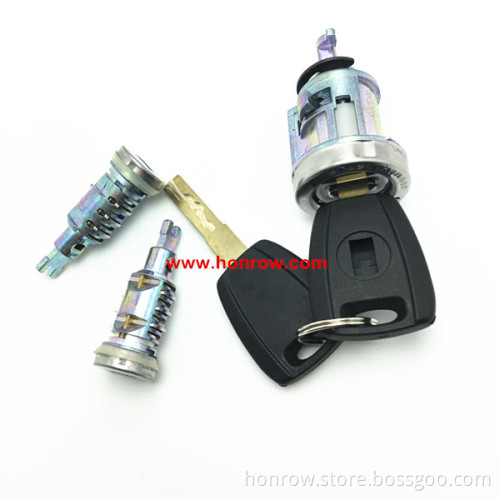 New products Fiat full set lock (indules ignition lock,left door lock,right door lock)